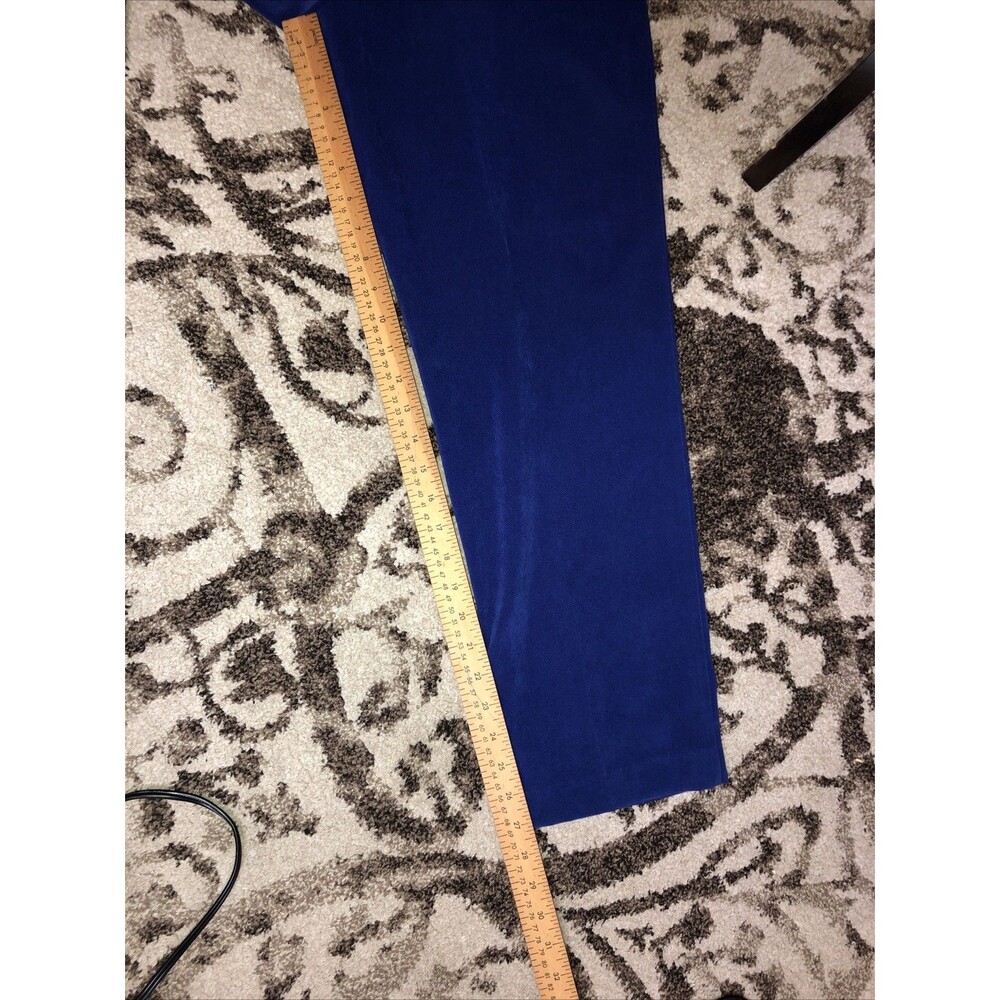 Sag Harbor Petite 2-Piece Pant Suit Set 10P Tank & Trousers Y2K Periwinkle Blue - Picture 14 of 14